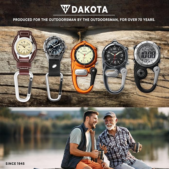 Dakota Digital Backpacker Clip, Fob and Pocket Watch, Timer and Dual Time - Image 8