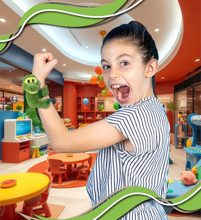DolliBu Alligator Stuffed Animal Slap Bracelet - Image 5