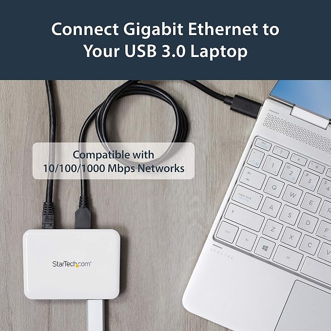 StarTech.com USB 3.0 to Gigabit Ethernet NIC Network Adapter - Image 4