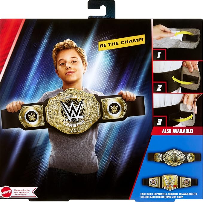 Mattel WWE Championship Title, World Heavyweight Championship Role-Play & - Image 6