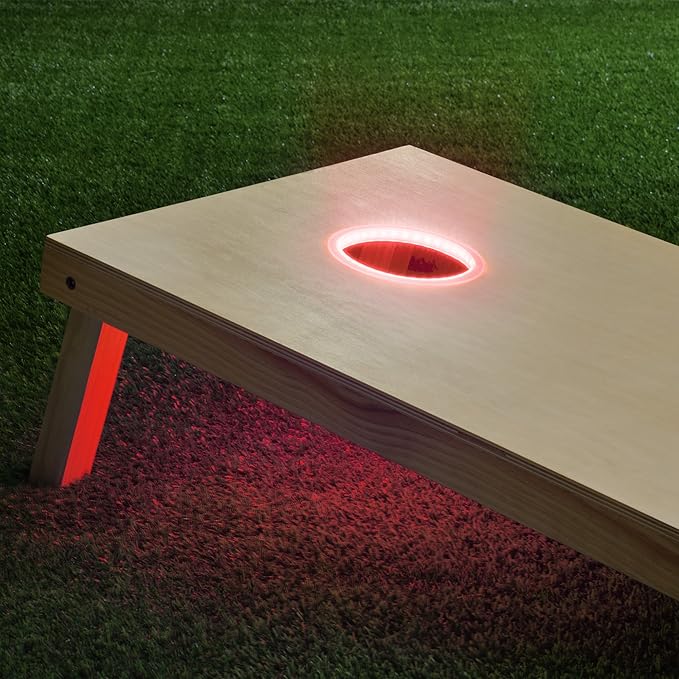 GoSports Cornhole Light Up LED Ring Kit 2pc Set - Image 2