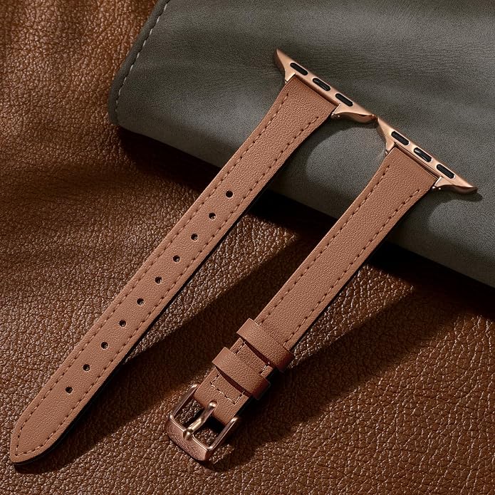 Charlam Slim Leather Band Compatible - Image 5