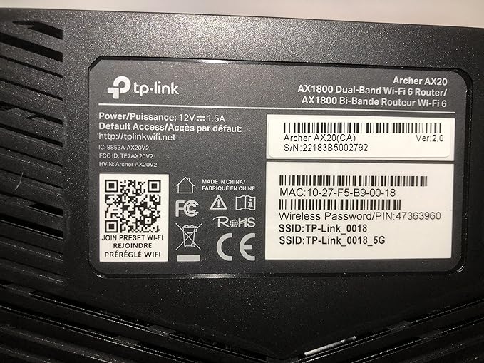 TP-Link Archer AX20 AX1800 Smart Dual-Band Wi-Fi 6 Router - Image 6