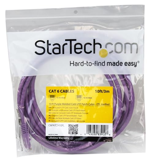 StarTech.com 10ft CAT6 Ethernet Cable - Image 8