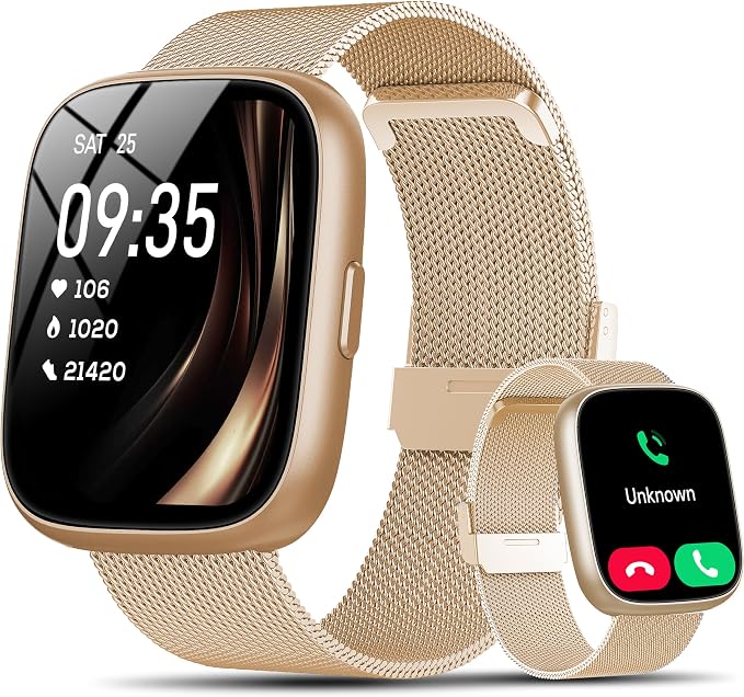Smart Watch for Women with Alexa Built-in, 1.83" HD Touchscreen Fitness Tracker by Cillso