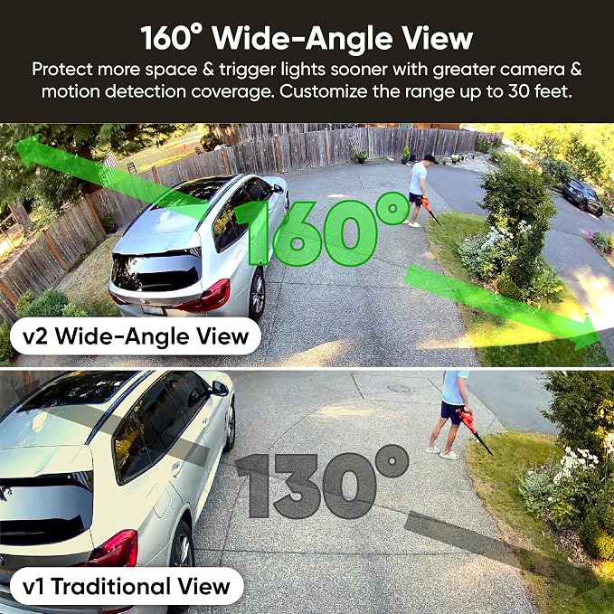 WYZE Floodlight Camera v2, Security Camera Outdoor, 2K HD - Image 5