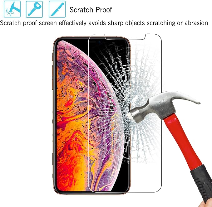 Ailun for Apple iPhone 11 Pro/iPhone Xs/iPhone X Screen Protector, 3 Pack - Image 5