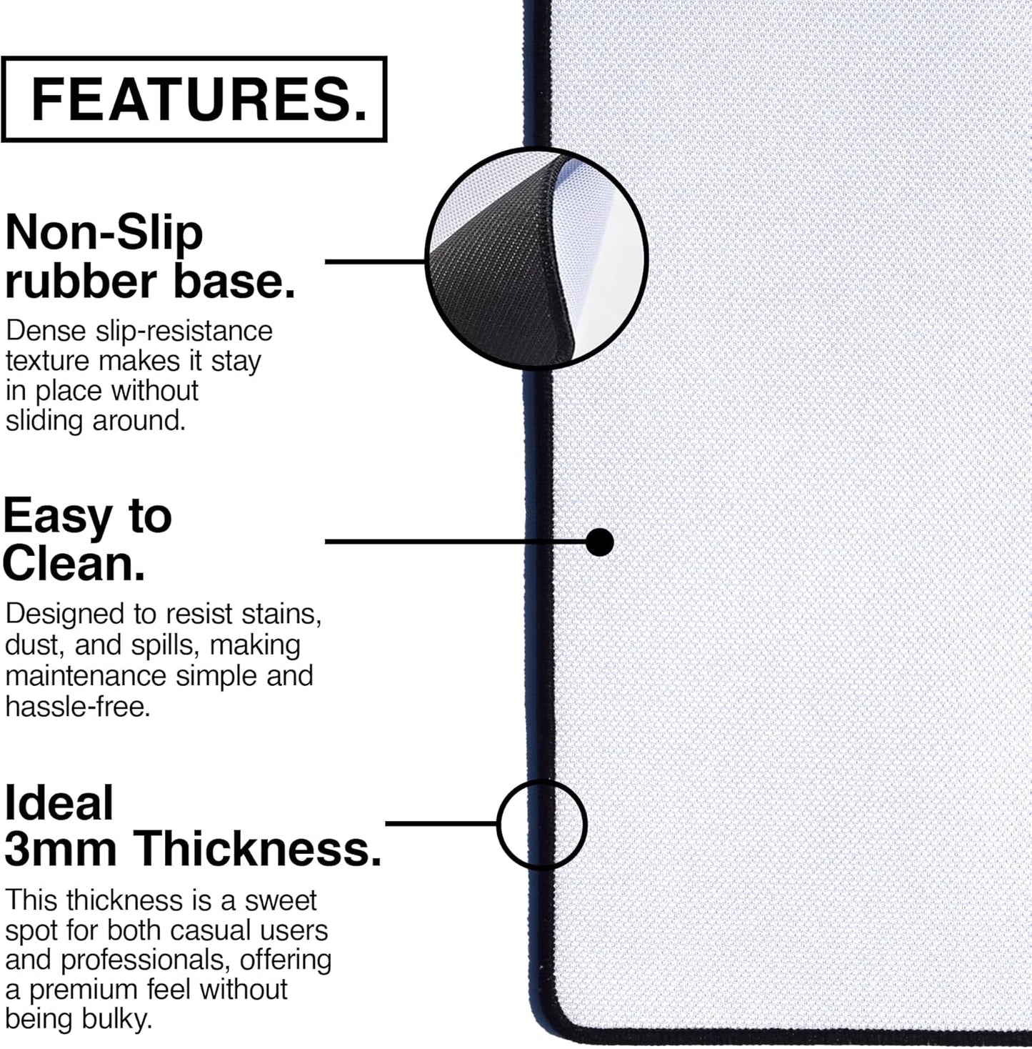 MPCO. Dark Fantasy Large Gaming Desk Pad - 36" x 17" Duraglyde Fabric The Twilight Twins Desk Mats - Non-slip, Washable, Smooth Glide for Precision Gaming & Work
