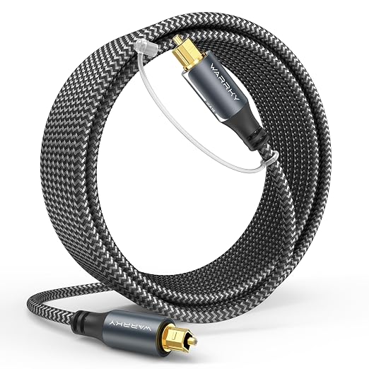 Warrky Optical Audio Cable, 20ft Optical Cable by WARRKY