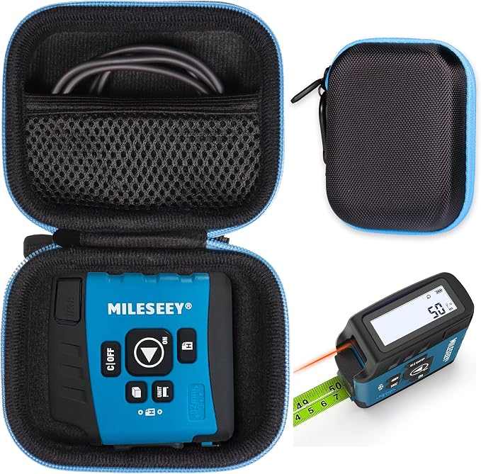 Case for MiLESEEY DT20 Laser Tape Measure 3-in-1, 130FT Laser Distance Meter by CaseSack