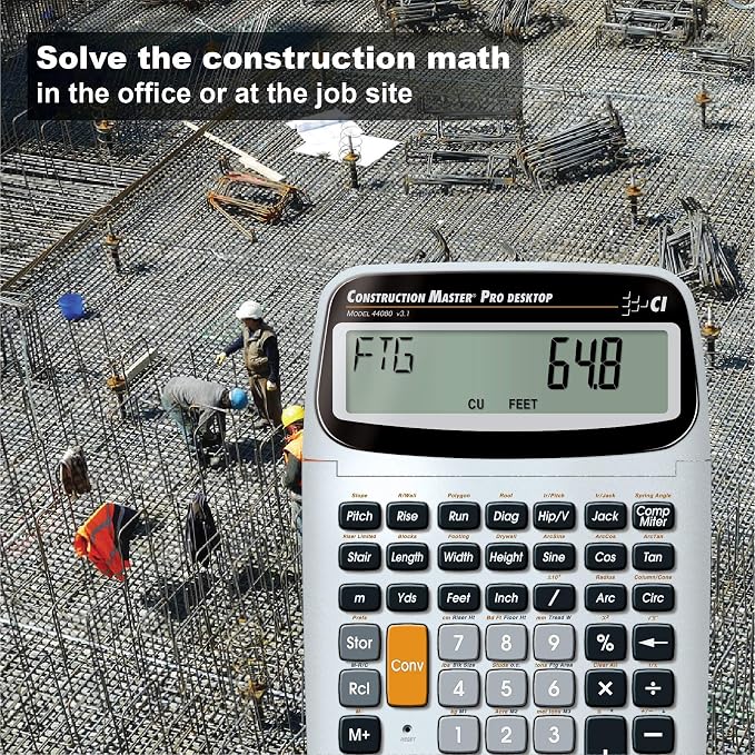 Calculated Industries 44080 Construction Master Pro-Desktop Advanced - Image 7