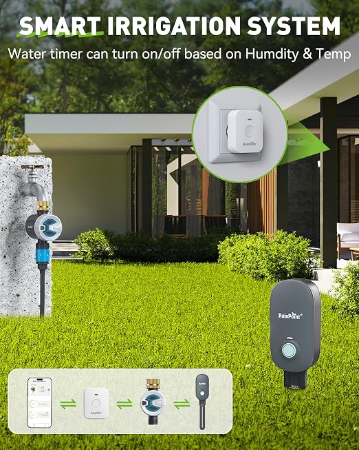 RAINPOINT Bluetooth 2-in-1 Soil Moisture & Air Temp Meter, App Remote Monitoring - Image 9