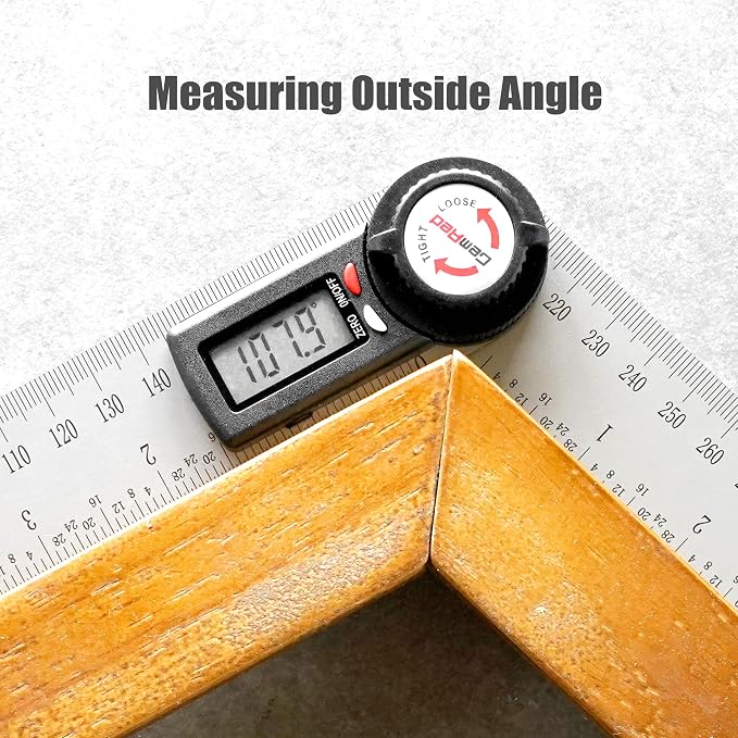 GemRed 82305 Digital Angle Finder Protractor-Stainless steel - Image 4