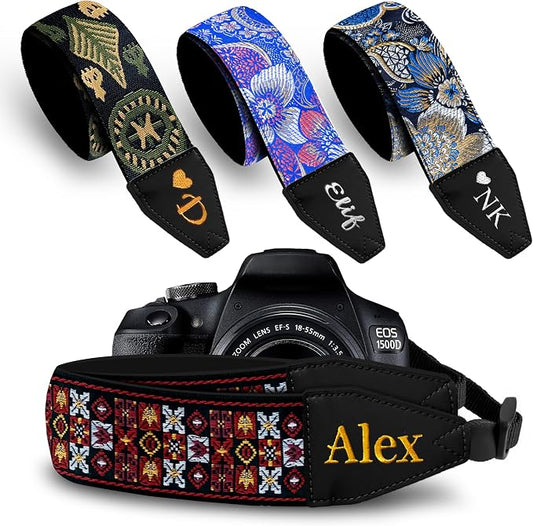 Art Tribute Custom Camera Strap Hendrix Design by ArtTribute