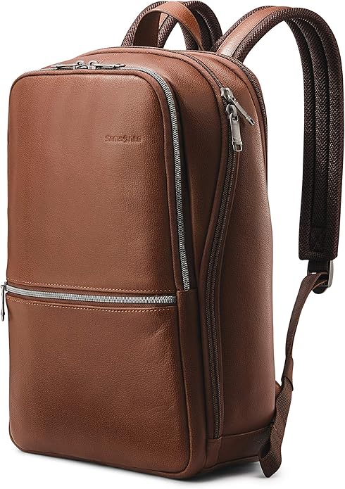 Samsonite Classic Leather Slim Backpack by Samsonite