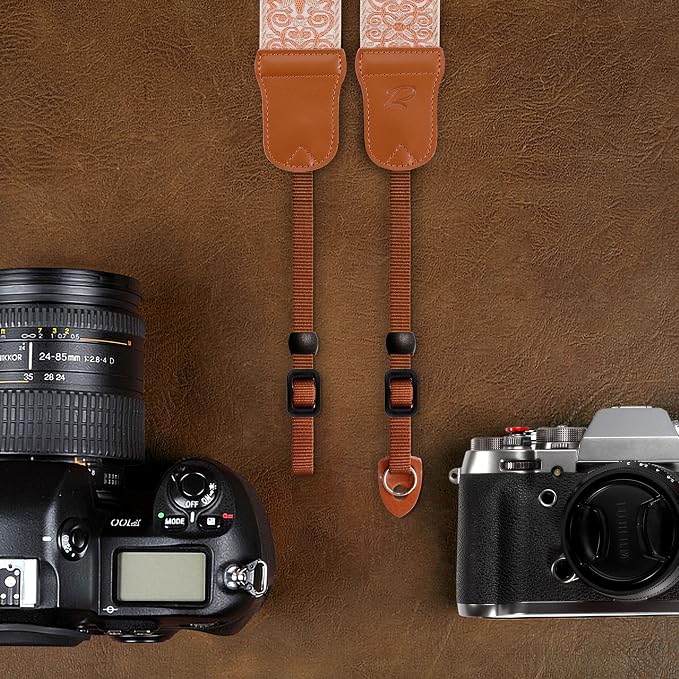 Padwa Lifestyle Khaki Yellow flower Camera Strap - Image 6