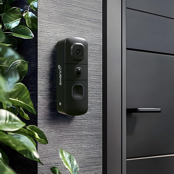 Swann Evo Wireless Video Doorbell Black - Image 2