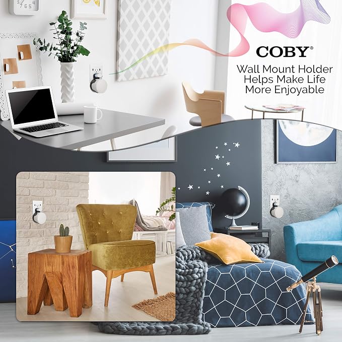 Coby WiFi Wall-Mount Holder, Wall-Outlet Router Mount - Image 6