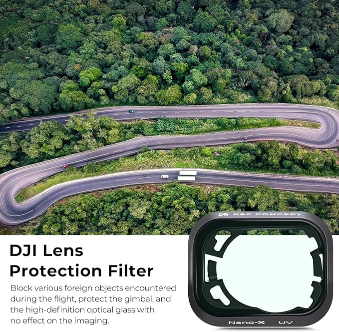 K&F Concept Mini 3/Mini 3 Pro MCUV Protection Filter, 28 Multi-Coated UV Filter - Image 4