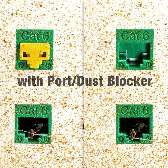 NTW RJ45 Port Blocker & Dust Cover, Network Port Lock, Ethernet Port Protector - Image 8