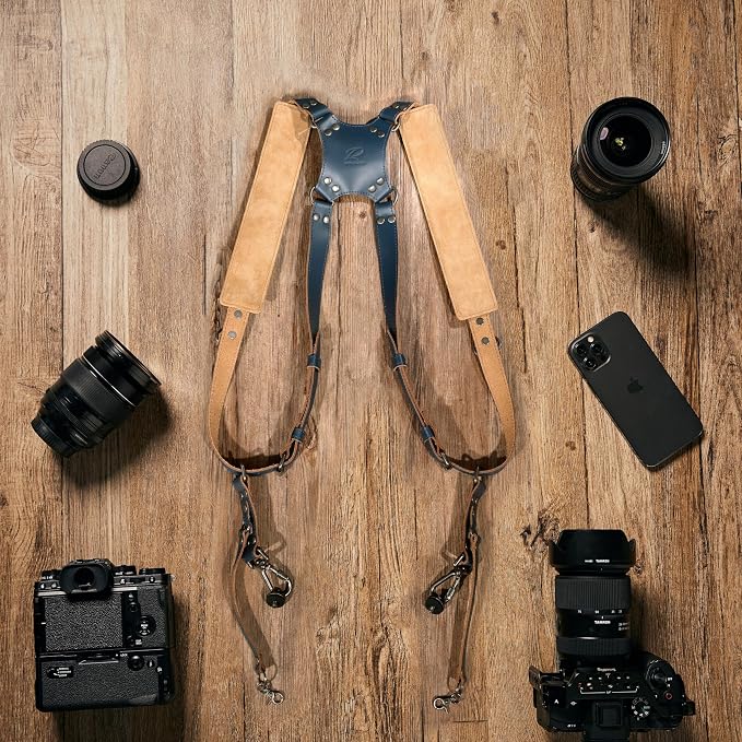 Padwa Lifestyle Blue Dual Camera Harness Strap - Image 7