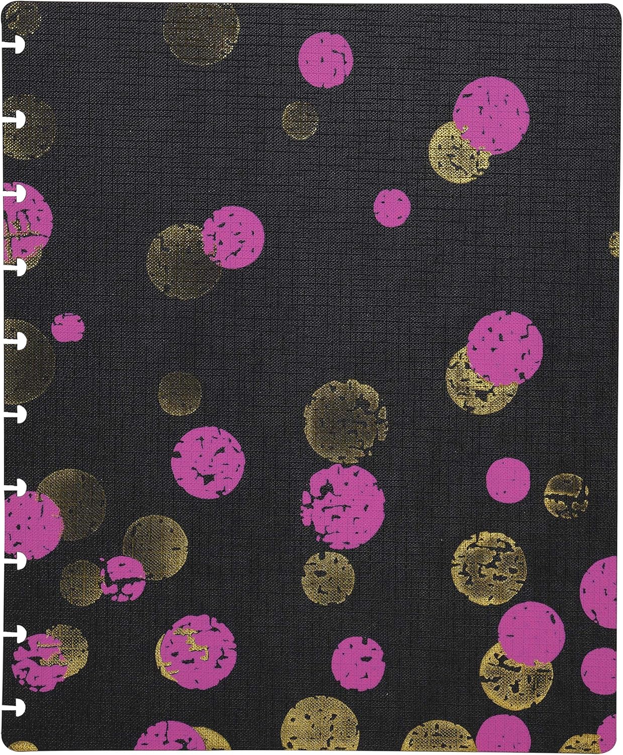 Talia Discbound Notebooks, Planner, Customizable, (xBounce Maroon, Midsize (7.5in x 9.75in))