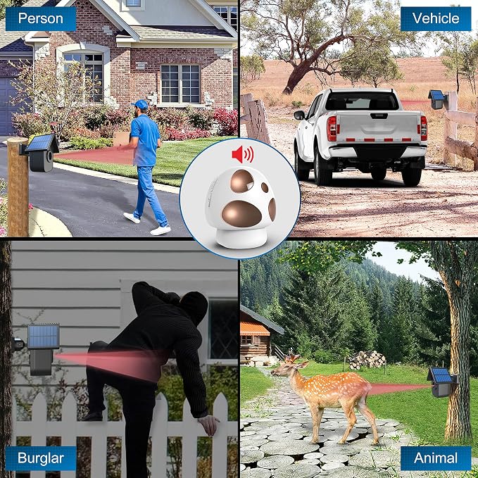 HTZSAFE 1/2 Mile Long Range Solar Driveway Alarm - Image 4